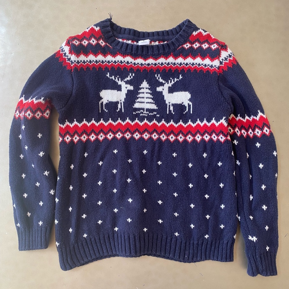 Janie and Jack boys Christmas sweater size 5